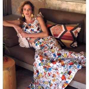 Anthropologie💖 Maeve Crop Top & Maxi Skirt 8